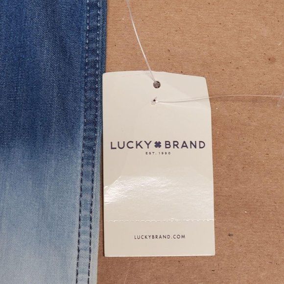 Lucky Brand Chambray Shirt Size Small Blue - Picture 6 of 7